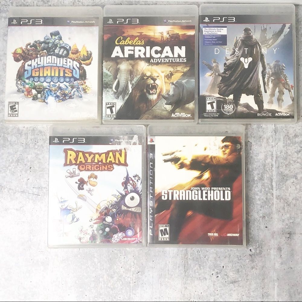 PlayStation 3 Game Bundle Set of 5